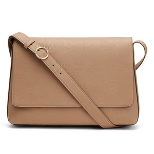 Cuyana Cappuccino Messenger Bag (for 13 Inch laptop)